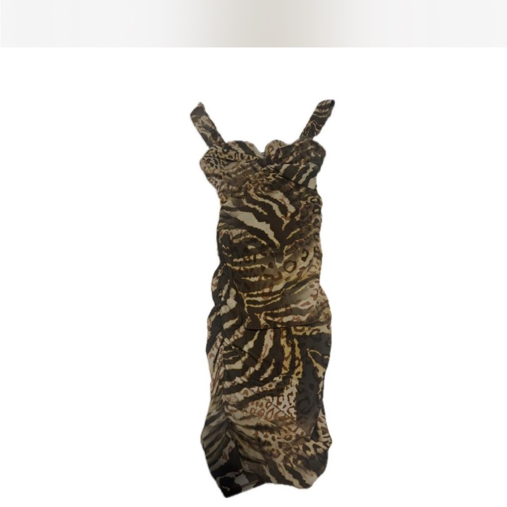 Marciano Zebra Print Midi Dress - Picture 2 of 3